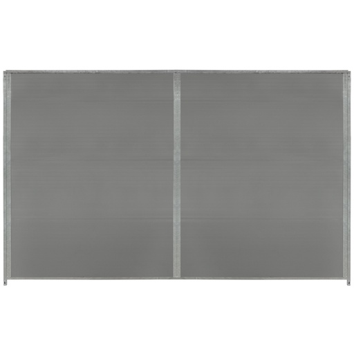 3m kunststof PVC kennelpaneel 184 hoog