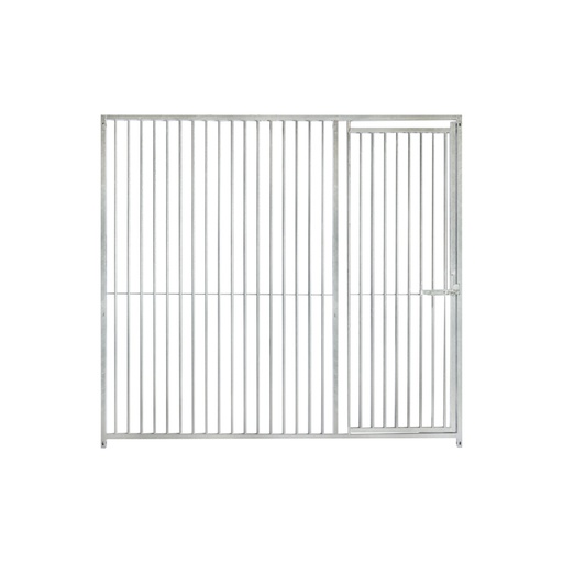 Kennelpaneel 200cm * 184cm met deur - spijlen 5cm
