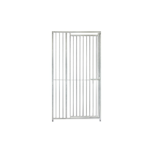 Kennelpaneel 100cm * 184cm met deur - spijlen 5cm
