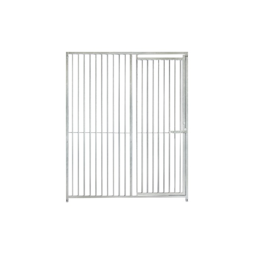 Kennelpaneel 150cm * 184cm met deur - spijlen 5cm