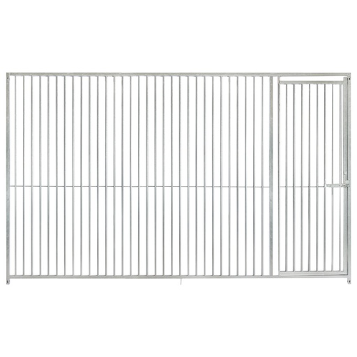 Kennelpaneel 300cm * 184cm met deur - spijlen 5cm