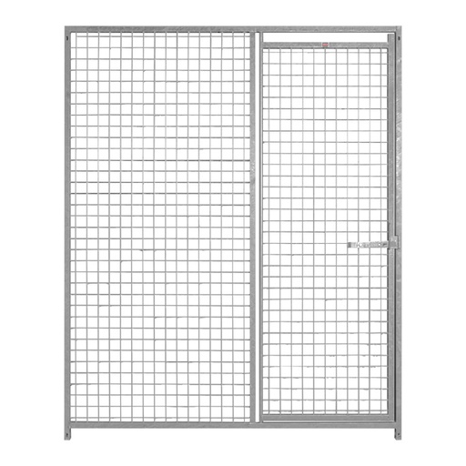 Gaaspaneel 150cm * 184cm draad 5x5cm met deur kennelpaneel gaas
